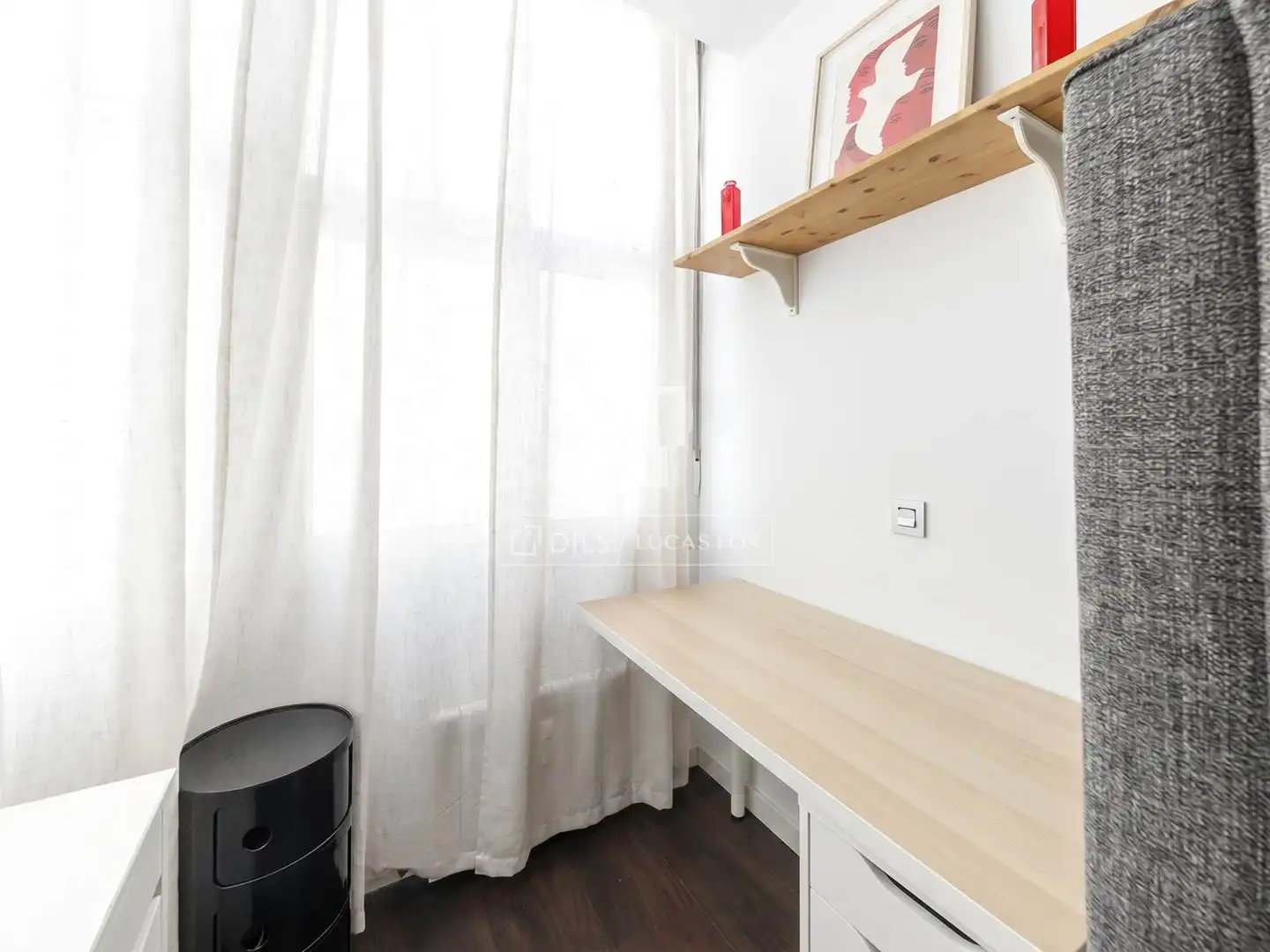 Dormitori de Pis de lloguer en Madrid amb Aire condicionat, Calefacció i Parquet