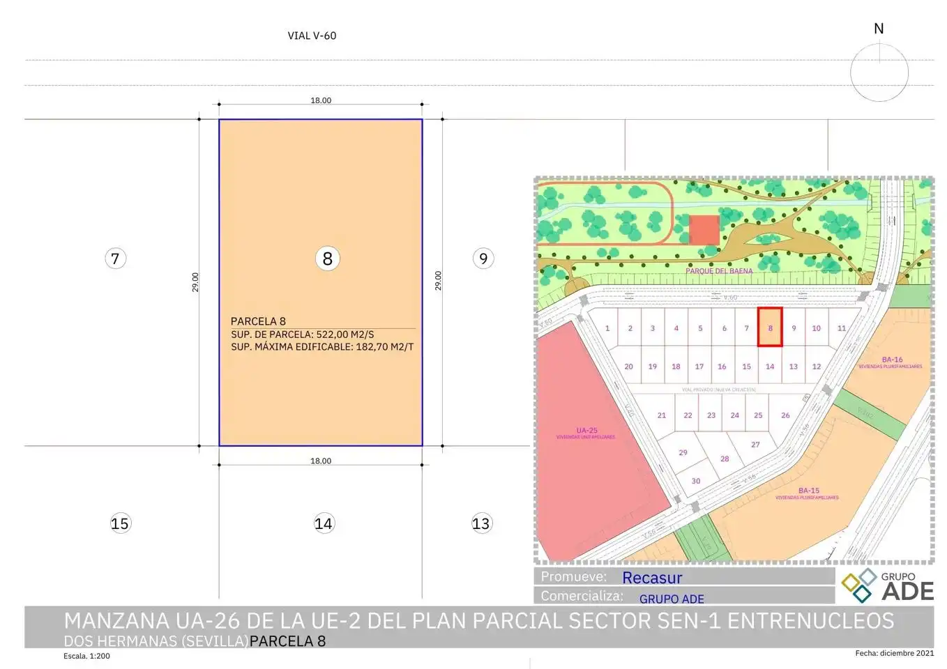 Residencial en venta en Dos Hermanas