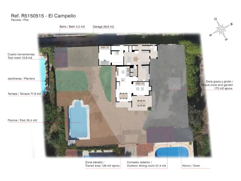 Casa o xalet en venda a Terrenos Sup 22, La Font - Mezquitas