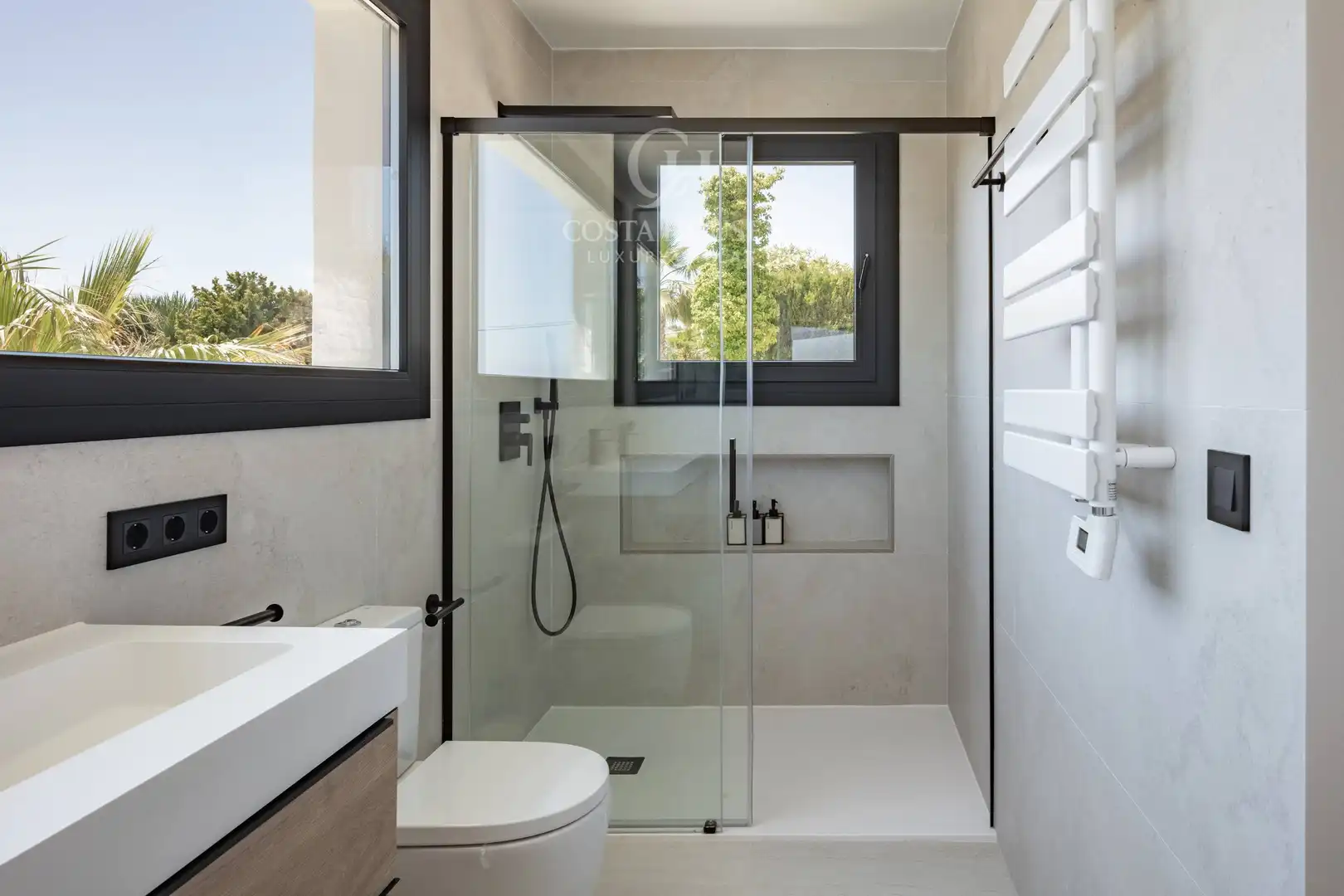 Bathroom of Houses for sale in Jávea / Xàbia  with Air Conditioner, Heating and Private garden