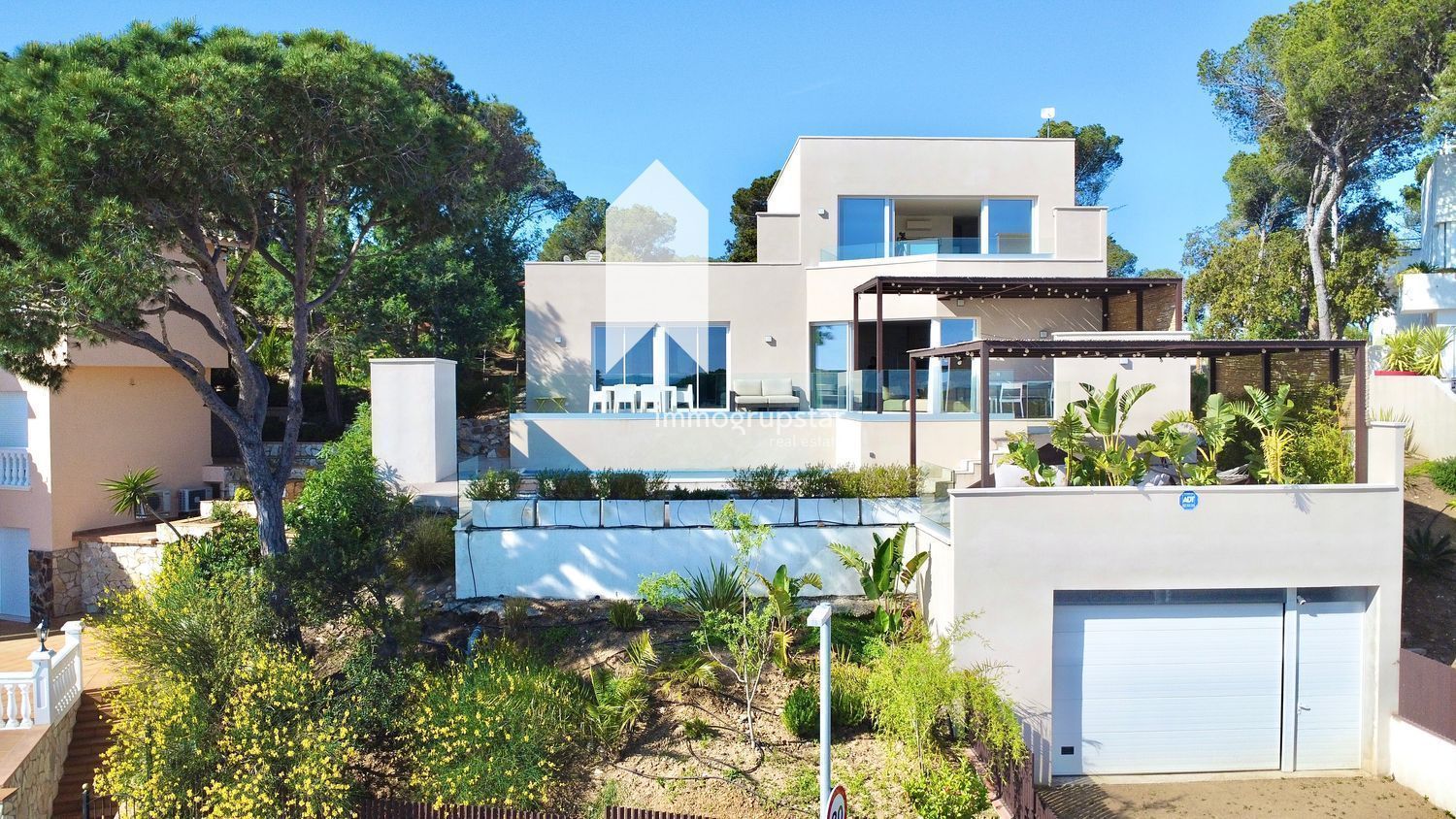 Vista exterior de Casa o chalet en venta en Calonge i Sant Antoni con Aire acondicionado, Calefacción y Terraza