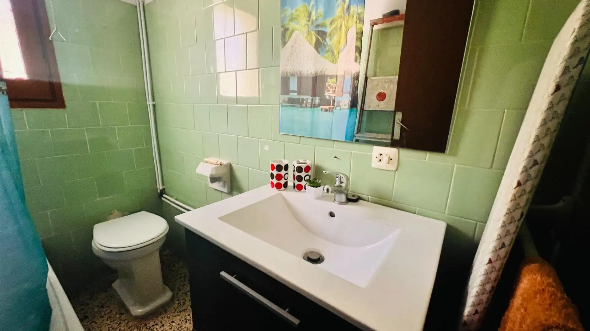 Baño de Finca rústica en venta en Pratdip con Aire acondicionado, Jardín privado y Terraza