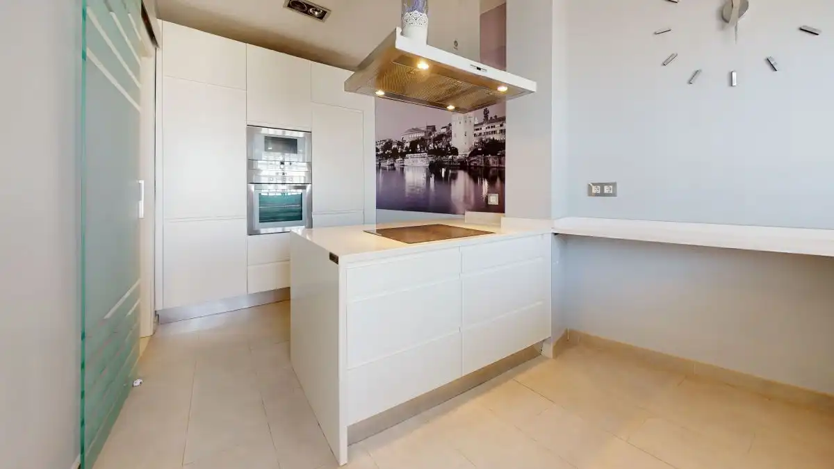 Cocina de Apartamento en venta en Villafranca de los Barros con Aire acondicionado, Trastero y Balcón