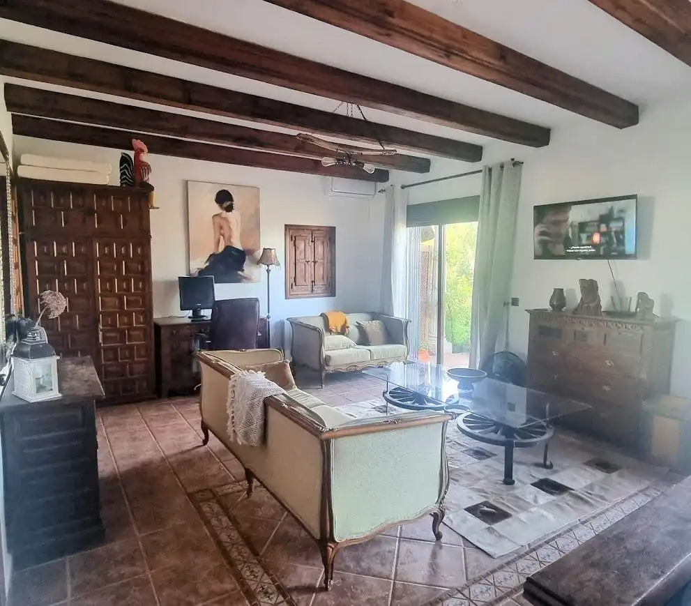 Sala de estar de Casa o chalet en venta en Alhaurín El Grande con Jardín privado y Piscina comunitaria