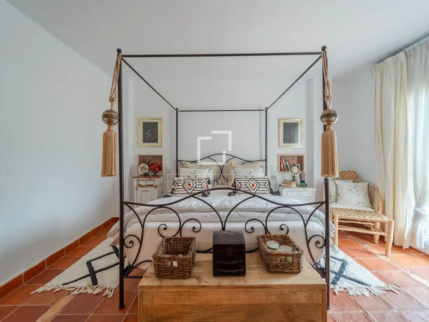 Bedroom of Houses for rent in L'Eliana  with Air Conditioner, Heating and Private garden