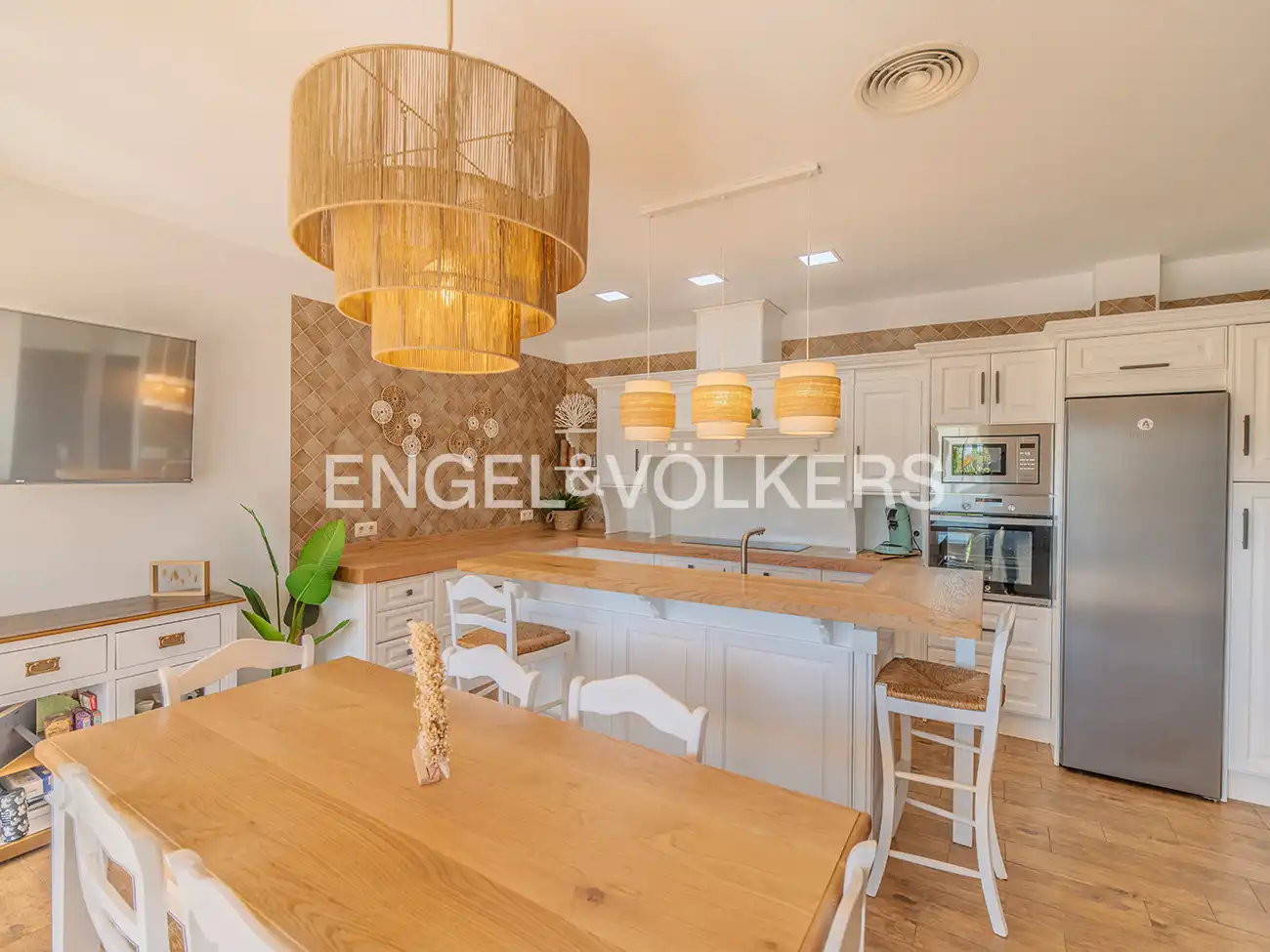 Kitchen of Houses for sale in San Vicente del Raspeig / Sant Vicent del Raspeig  with Air Conditioner, Heating and Private garden