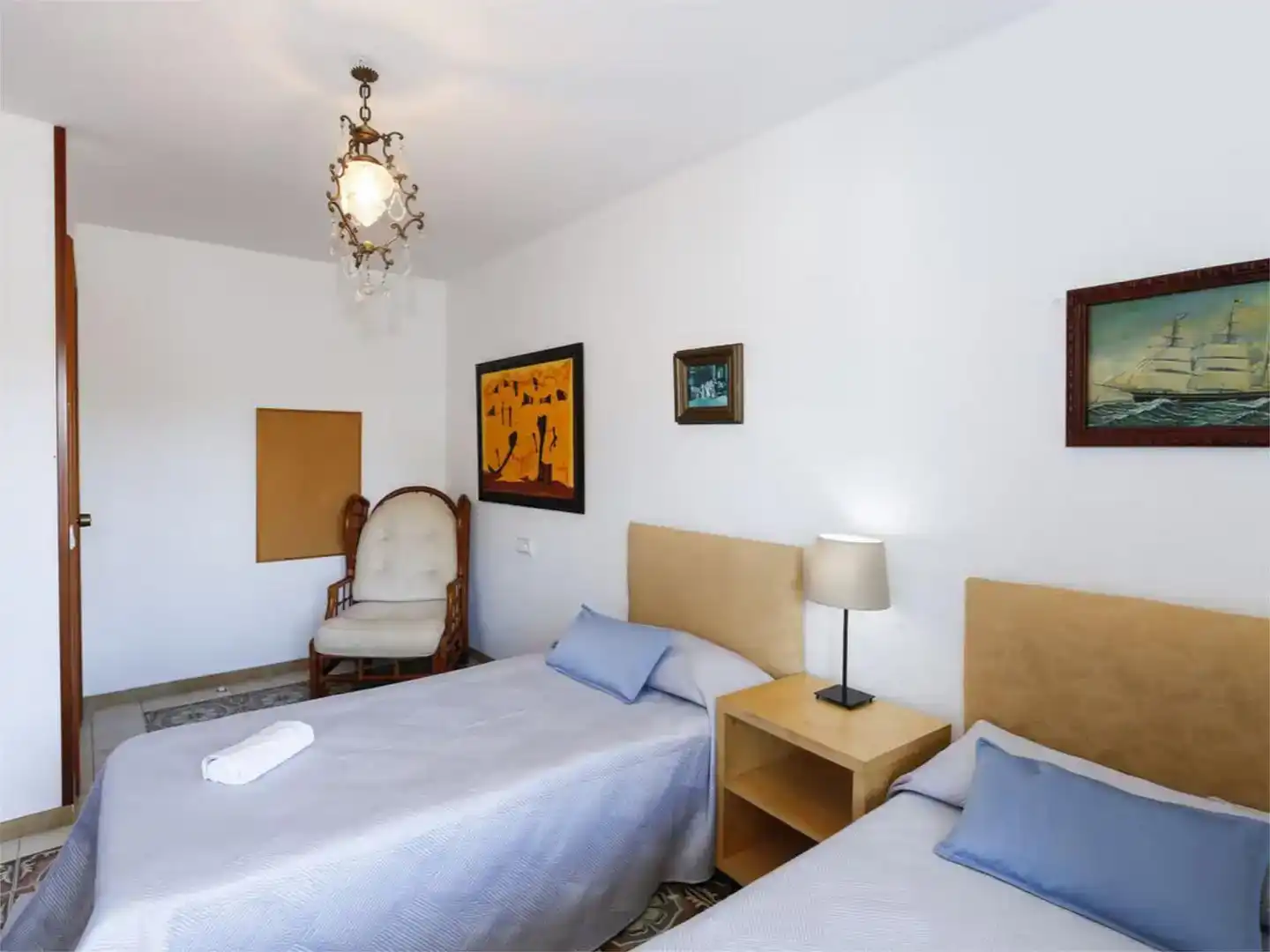 Dormitori de Casa o xalet de lloguer en Salou amb Aire condicionat, Jardí privat i Piscina
