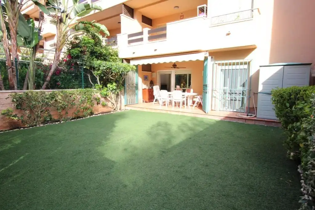 Jardí de Apartament en venda en Sanlúcar de Barrameda amb Aire condicionat, Jardí privat i Parquet