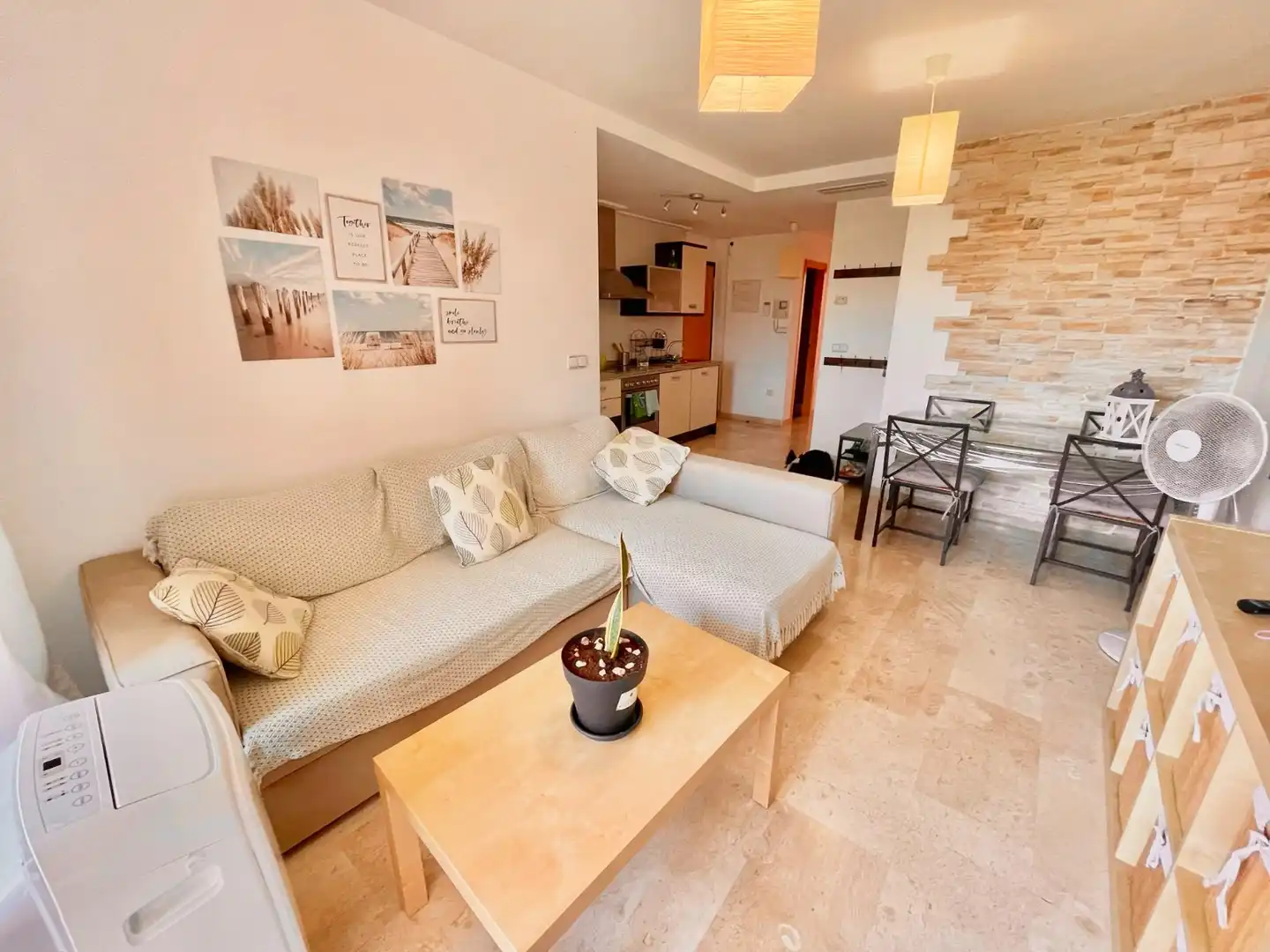 Wohnzimmer von Wohnungen zur Miete in Murcia mit Heizung, Terrasse und Schwimmbad