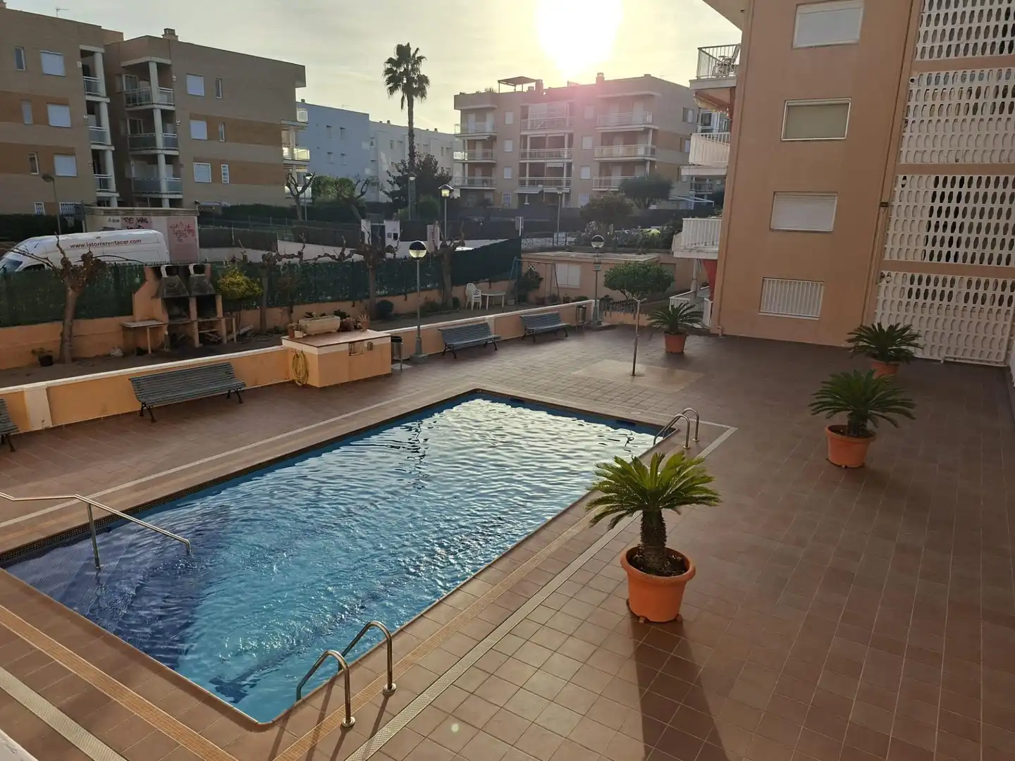 Piscina de Apartamento en venta en El Vendrell con Aire acondicionado, Jardín privado y Terraza