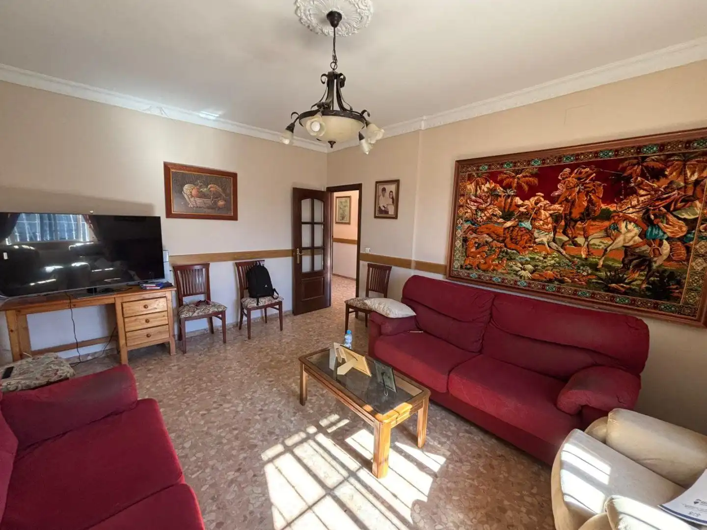 Sala d'estar de Casa o xalet en venda en Sevilla amb Piscina