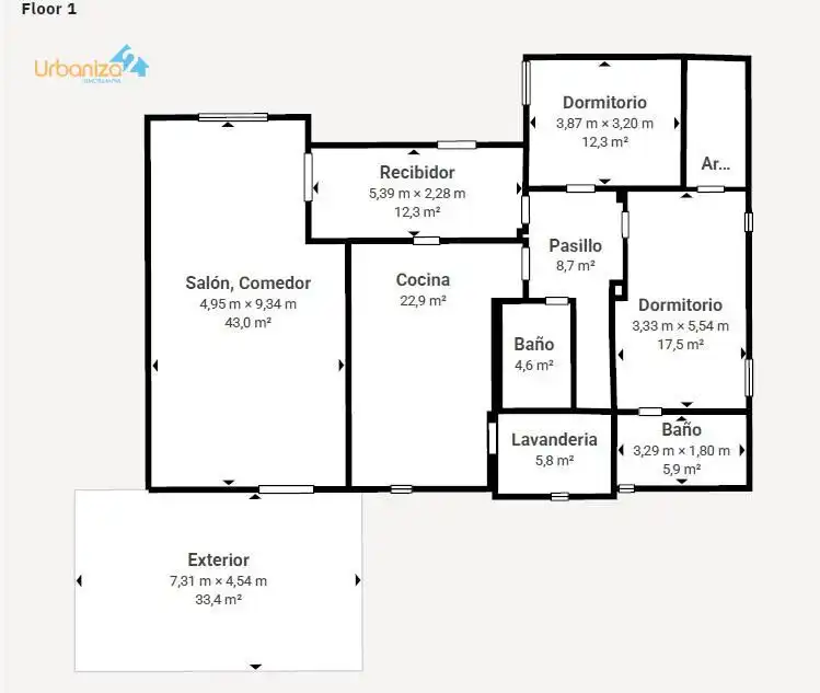 Casa o chalet en venta en Badajoz con Aire acondicionado, Jardín privado y Terraza