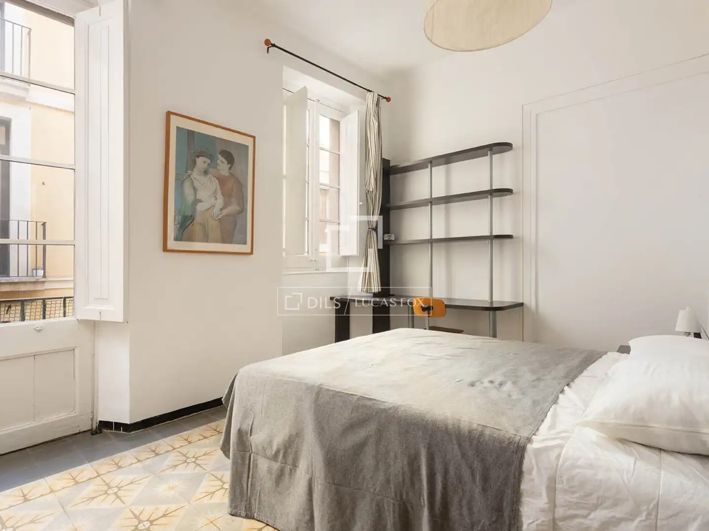 Bedroom of Flat for sale in Barcelona  with Air Conditioner, Terrace and Balcony