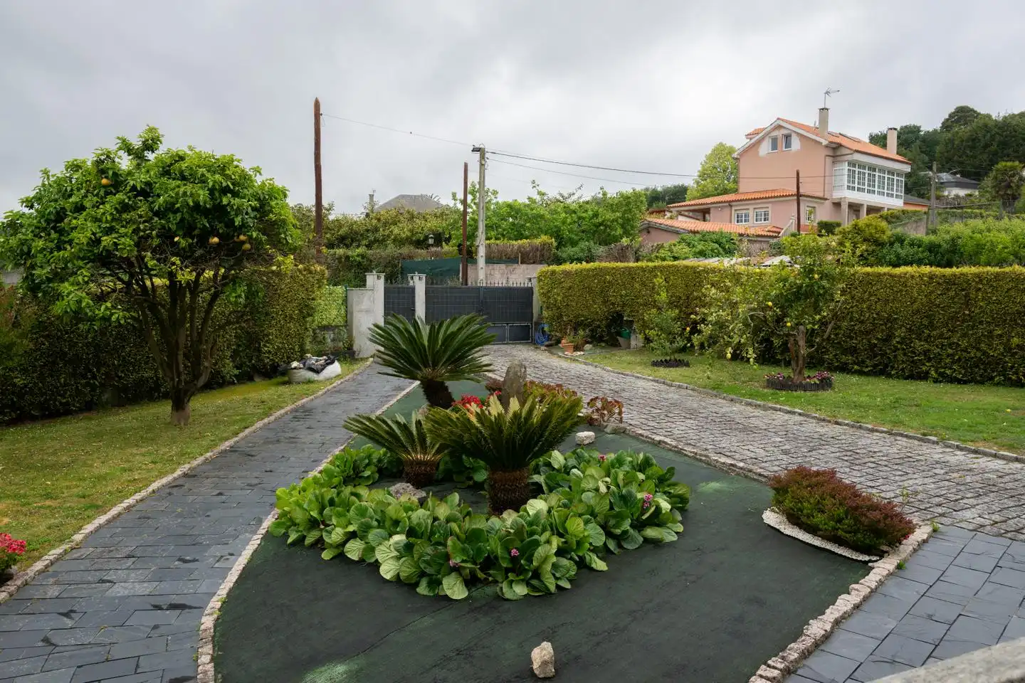 Garden of Houses for sale in Bergondo  with Heating, Private garden and Swimming Pool