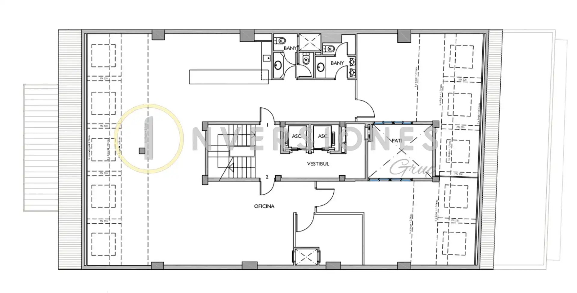 Büro mit Aufzug zur Miete in Carrer d'Aragó, imagen 45