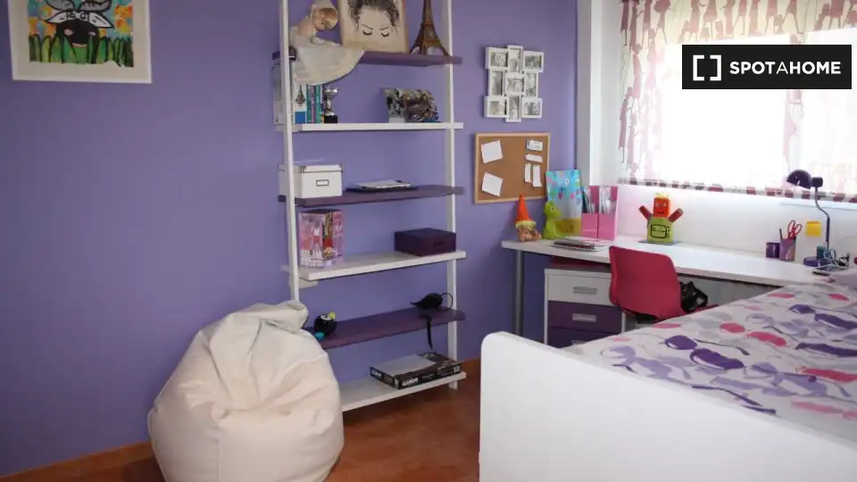 Bedroom of Flat for rent in Riba-roja de Túria  with Air Conditioner, Heating and Furnished