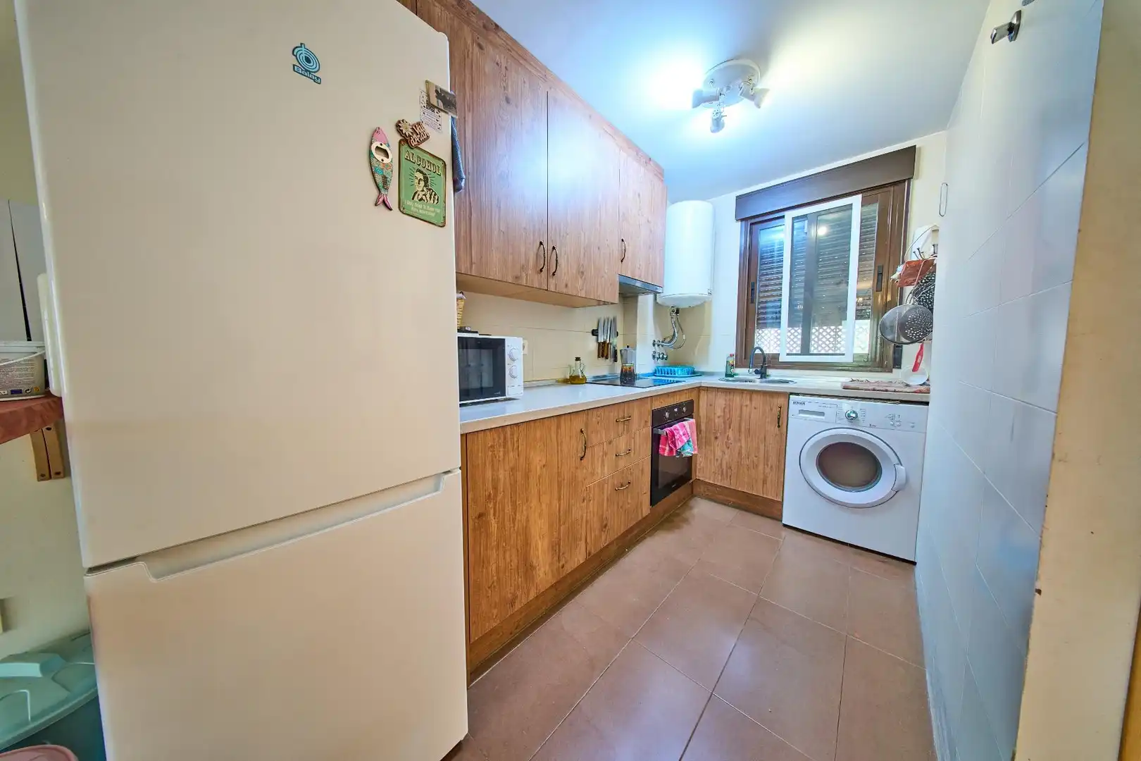 Kitchen of Flat for sale in Güéjar Sierra  with Air Conditioner and Community pool