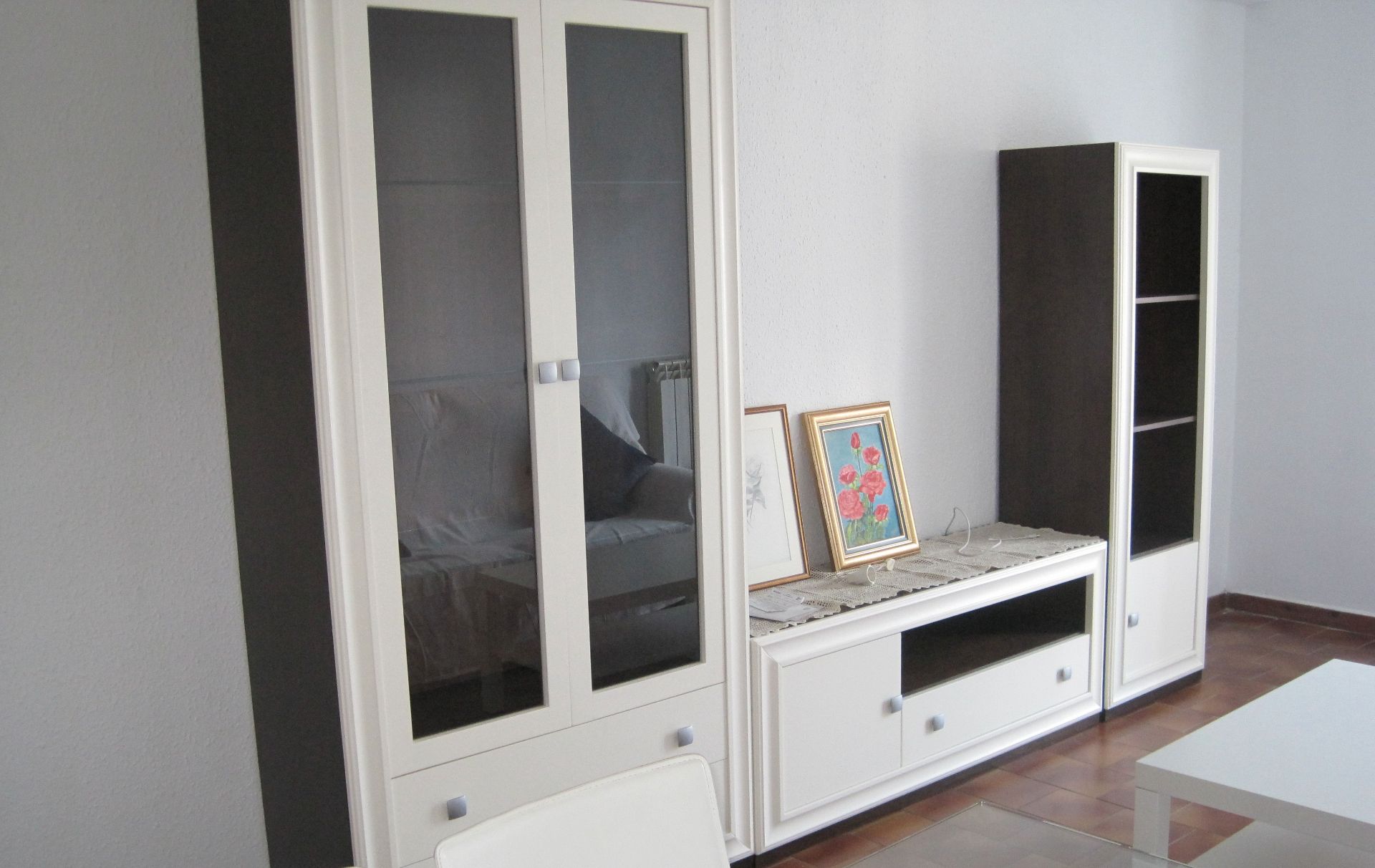 Schlafzimmer von Wohnungen miete in  Zaragoza Capital mit Heizung, Möbliert und Ofen