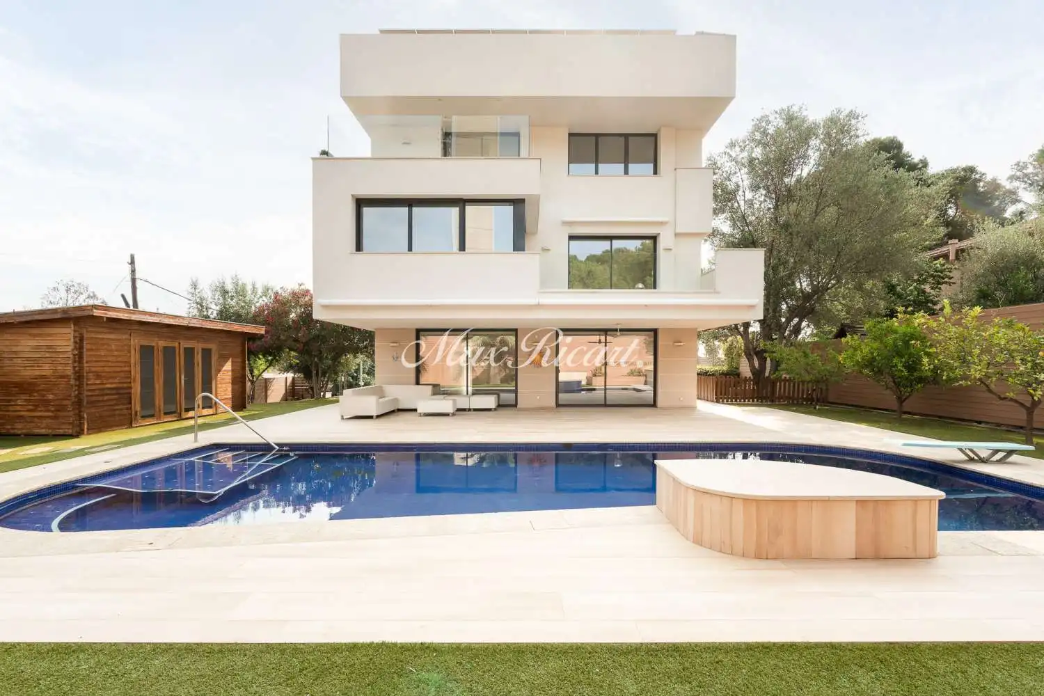 Vista exterior de Casa o chalet en venta en Barcelona con Aire acondicionado, Calefacción y Terraza