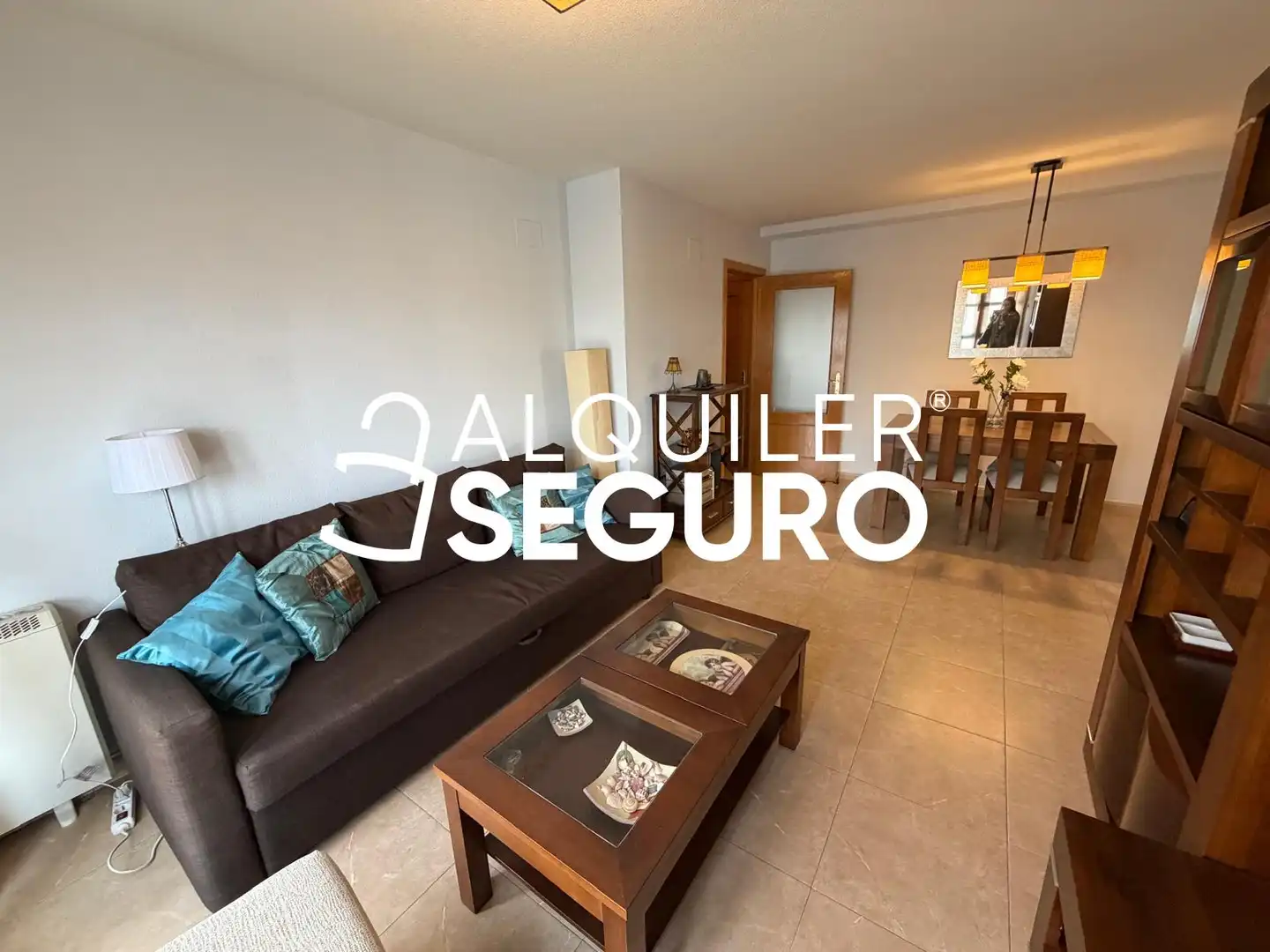 Sala d'estar de Pis de lloguer en Móstoles amb Aire condicionat, Calefacció i Moblat