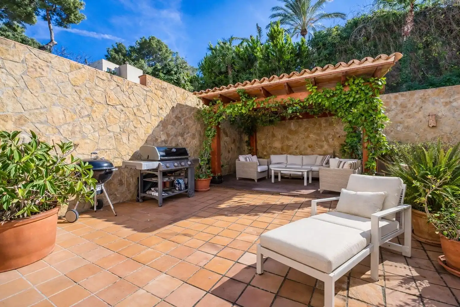 Terraza de Casa adosada en venta en Calvià con Aire acondicionado, Jardín privado y Terraza