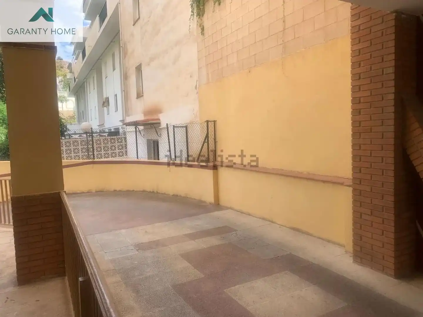 Terrasse von Wohnung zur Miete in Málaga mit Klimaanlage, Privatgarten und Balkon