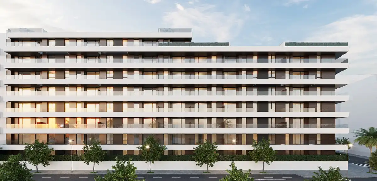 Außenansicht von Erdgeschoss zum Verkauf in Málaga mit Klimaanlage, Privatgarten und Terrasse
