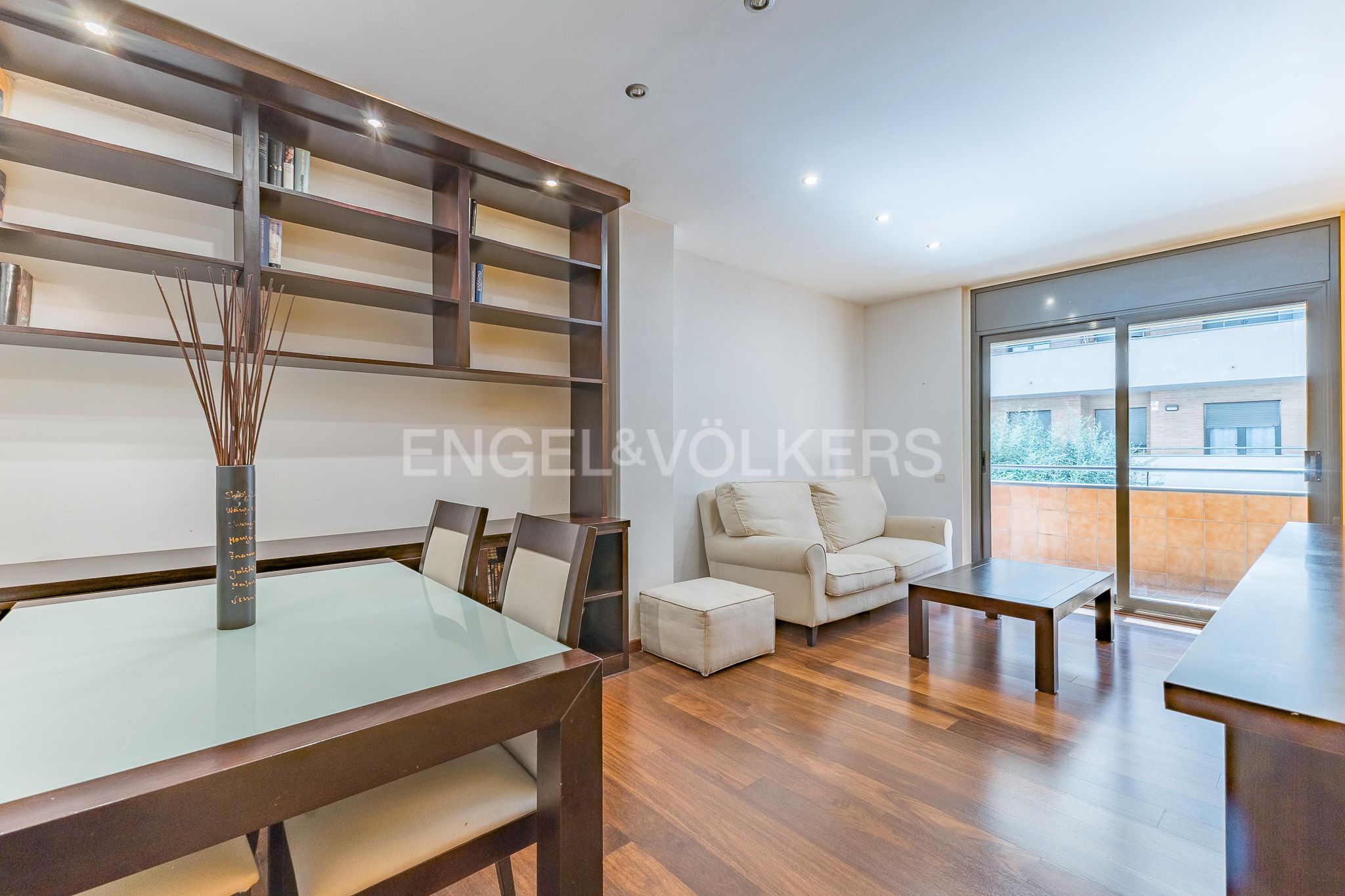 Living room of Apartment for sale in Sant Joan Despí  with Air Conditioner, Heating and Parquet flooring