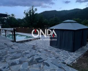 Terrace of Country house for sale in La Pobla de Segur  with Heating, Terrace and Swimming Pool