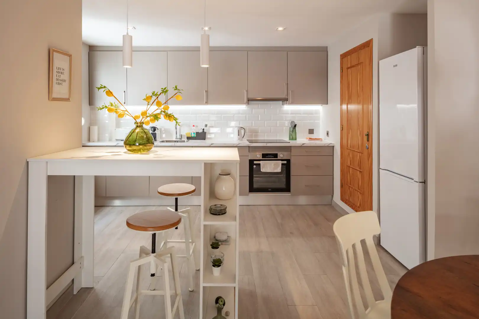 Cocina de Apartamento en venta en Jávea / Xàbia con Aire acondicionado y Balcón