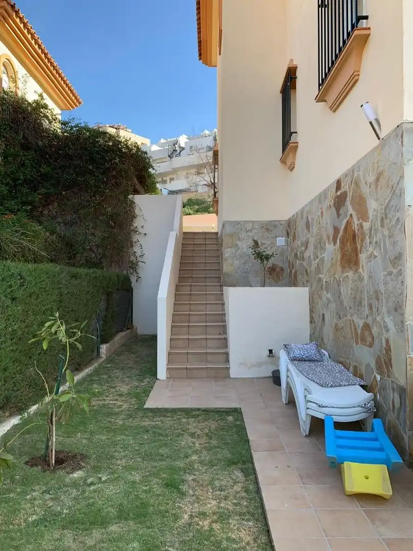 Terrassa de Casa o xalet de lloguer en Mijas amb Aire condicionat, Calefacció i Jardí privat