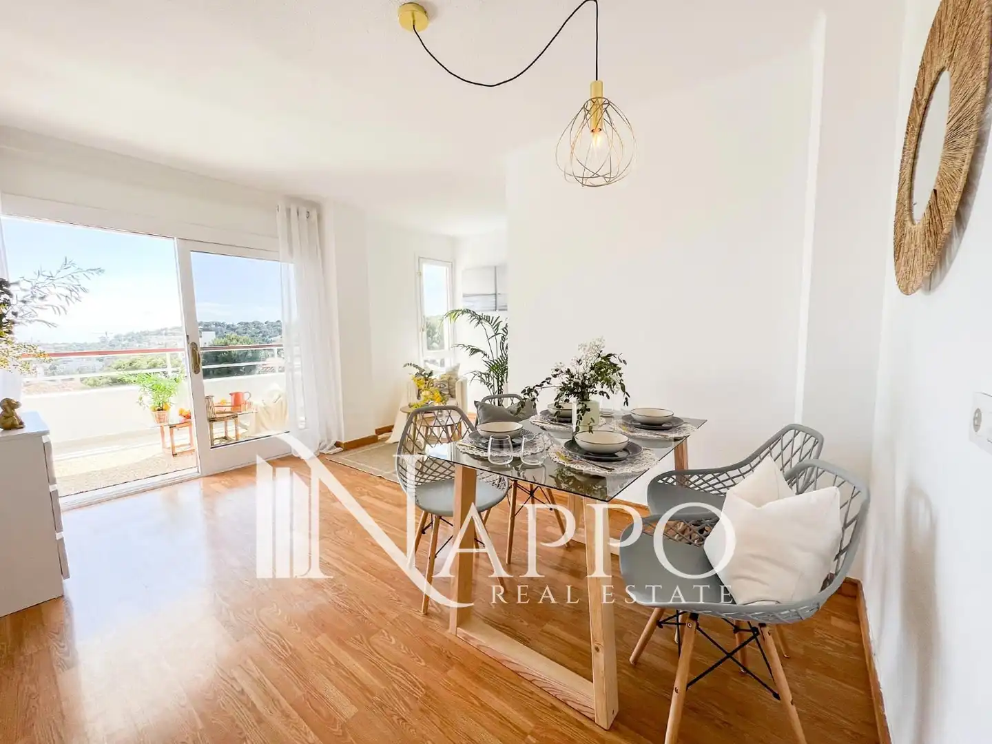 Terrasse von Wohnung zur Miete in  Palma de Mallorca mit Klimaanlage, Heizung und Terrasse