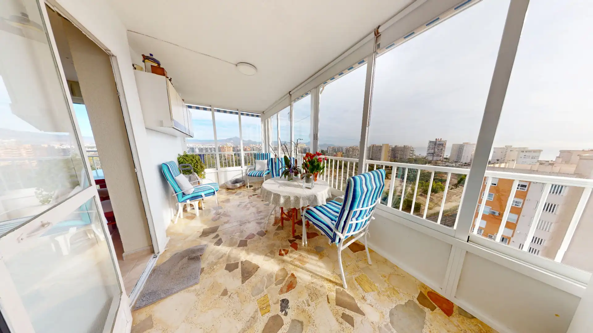 Terrace of Flat for sale in Alicante / Alacant  with Air Conditioner, Heating and Terrace