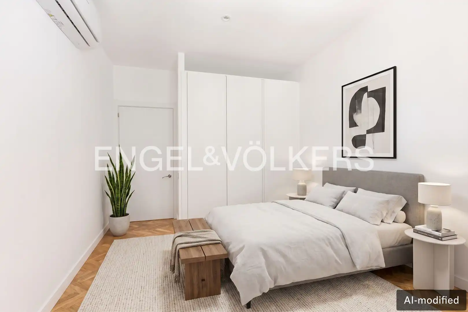 Habitación de Planta baja de alquiler en Madrid con Aire acondicionado, Calefacción y Parquet