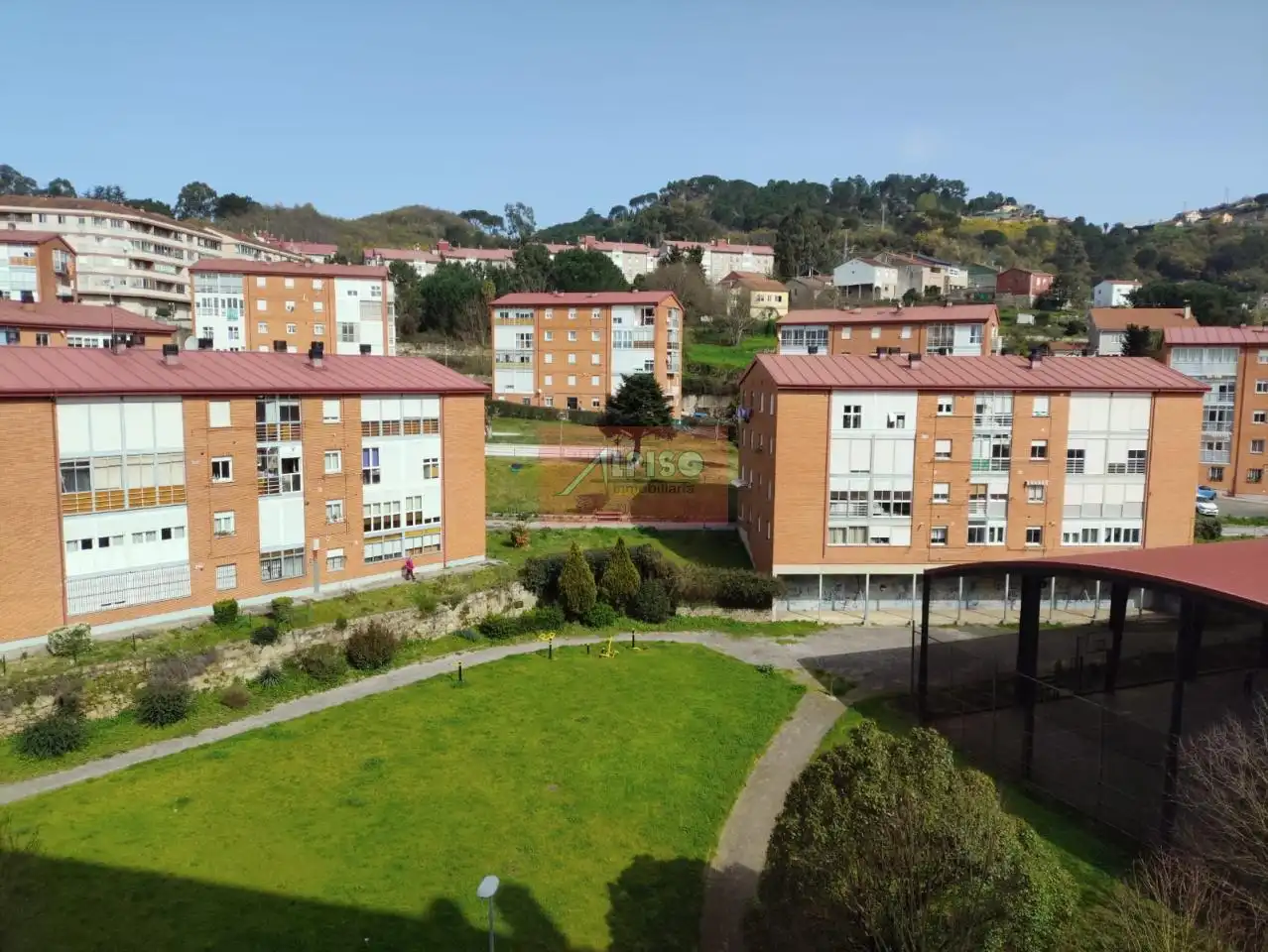 Vista exterior de Pis de lloguer en Ourense Capital  amb Calefacció i Moblat