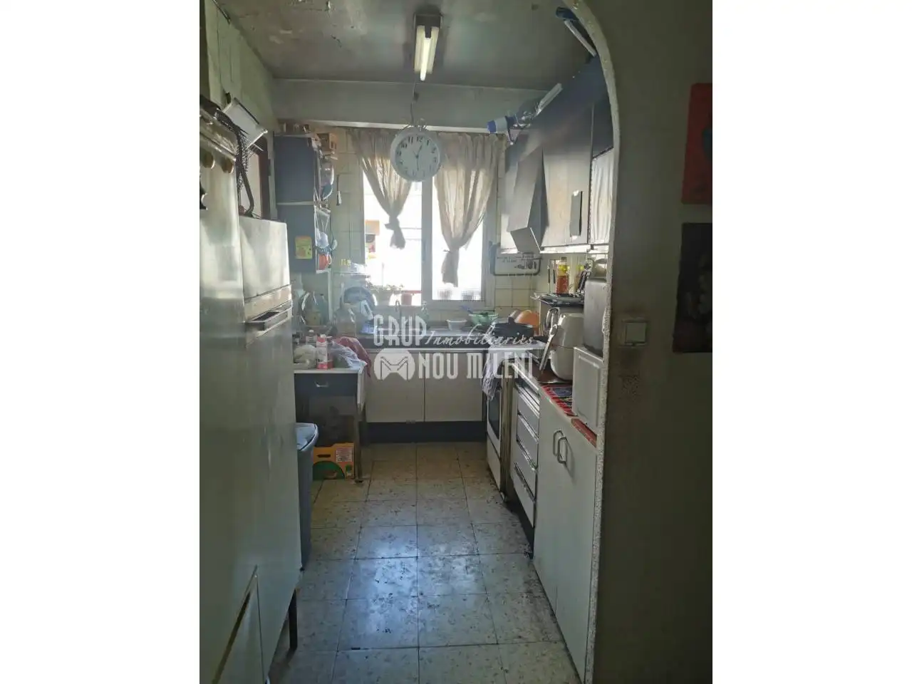Kitchen of Flat for sale in Valencia  with Furnished and Balcony