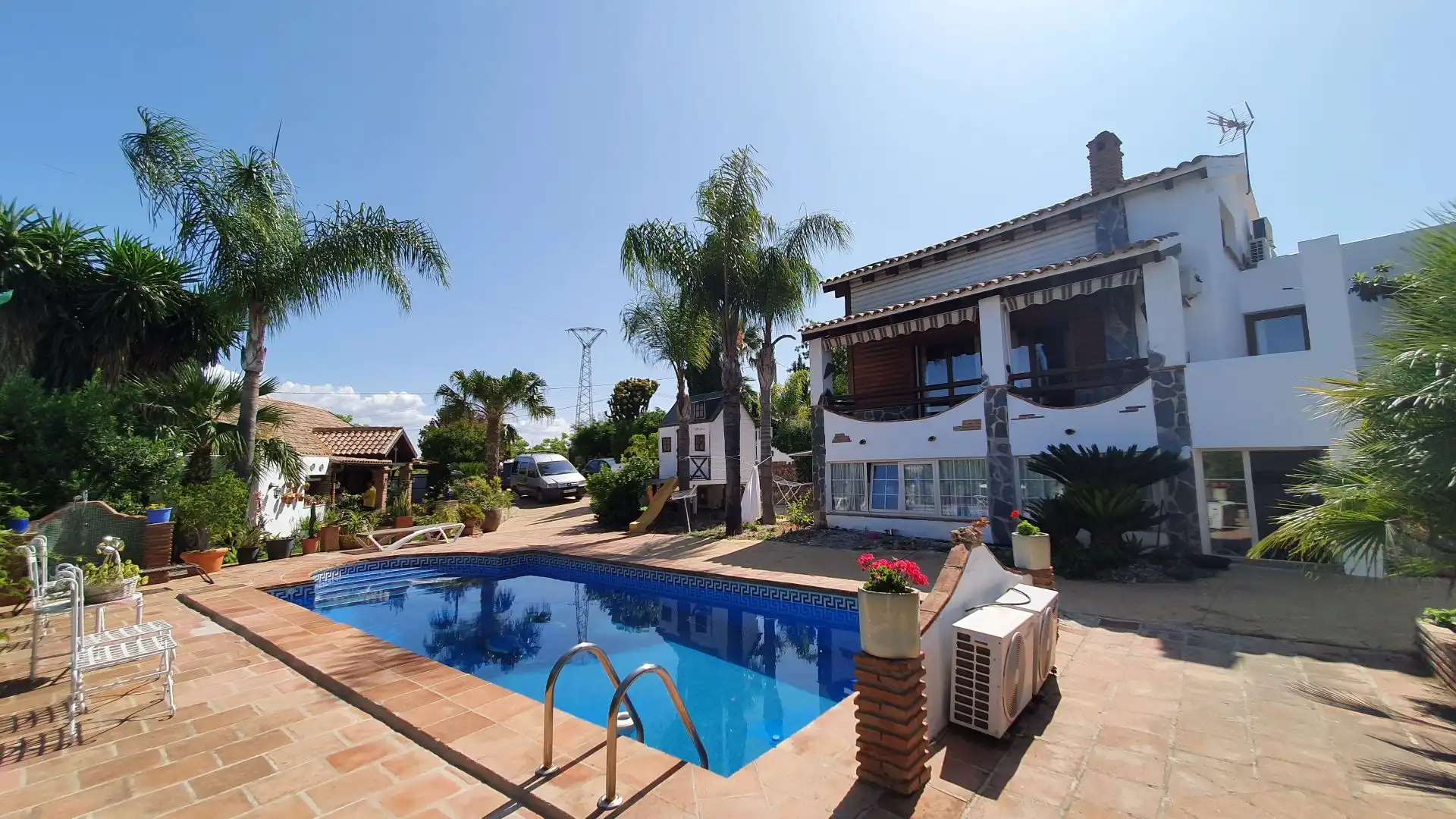 Jardín de Finca rústica en venta en Alhaurín El Grande con Piscina