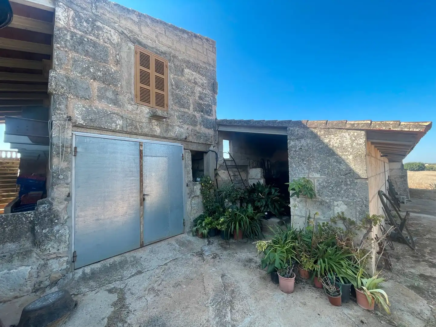 Vista exterior de Finca rústica en venta en Muro con Jardín privado, Terraza y Trastero