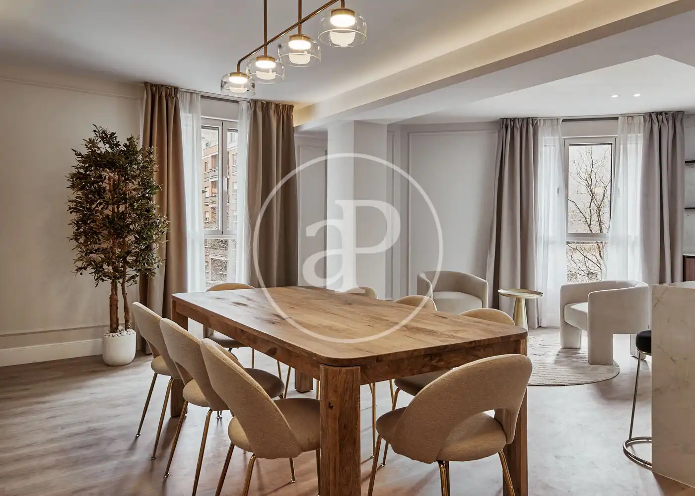 Dining room of Flat for sale in Madrid  with Air Conditioner, Heating and Terrace