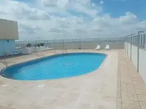 Swimming pool of Apartments for rent in Madrid  with Air Conditioner, Heating and Parquet flooring