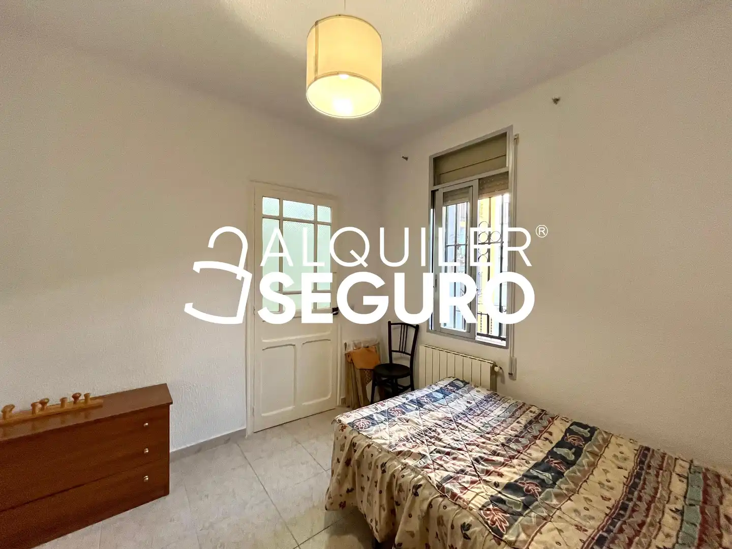 Bedroom of Flat for rent in Madrid  with Heating and Furnished