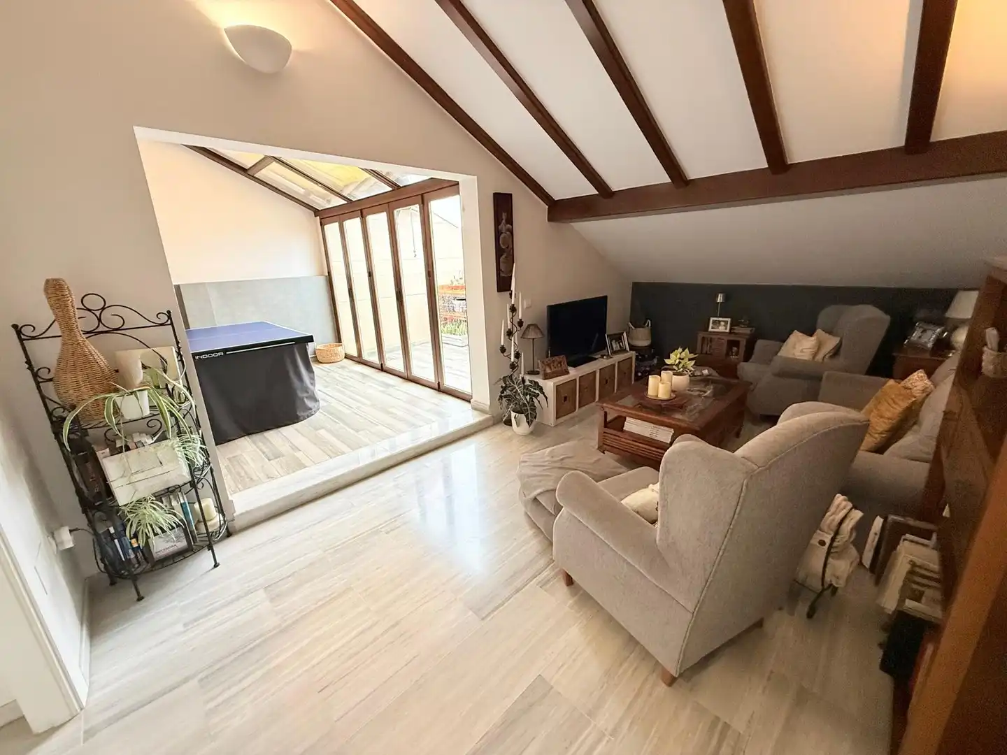 Sala de estar de Dúplex en venta en Fuengirola con Aire acondicionado, Calefacción y Terraza