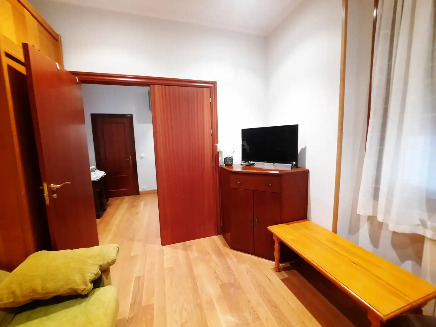 Sala de estar de Piso de alquiler en Donostia - San Sebastián  con Aire acondicionado, Calefacción y Parquet