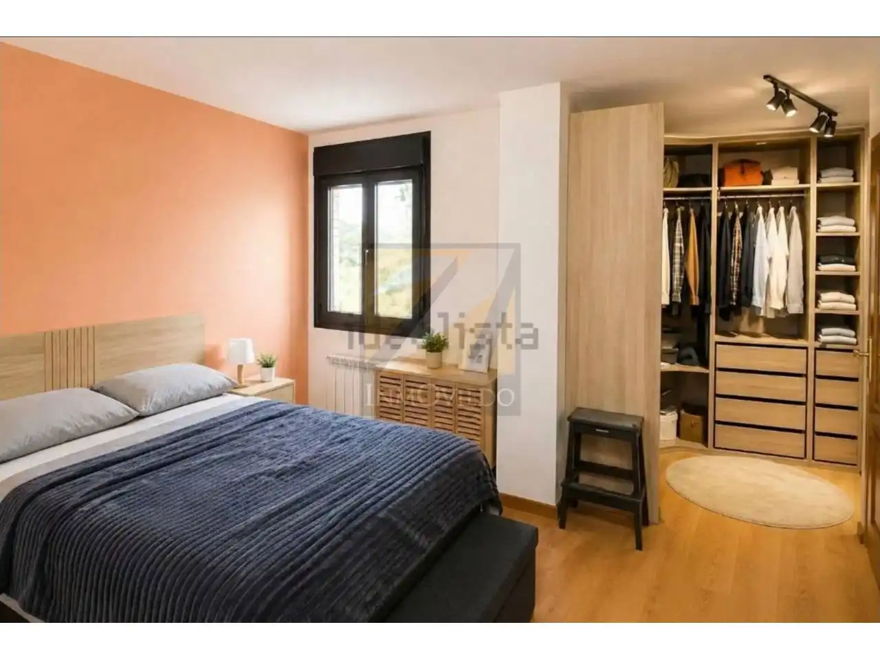 Bedroom of Flat for sale in Gijón   with Heating, Storage room and Furnished