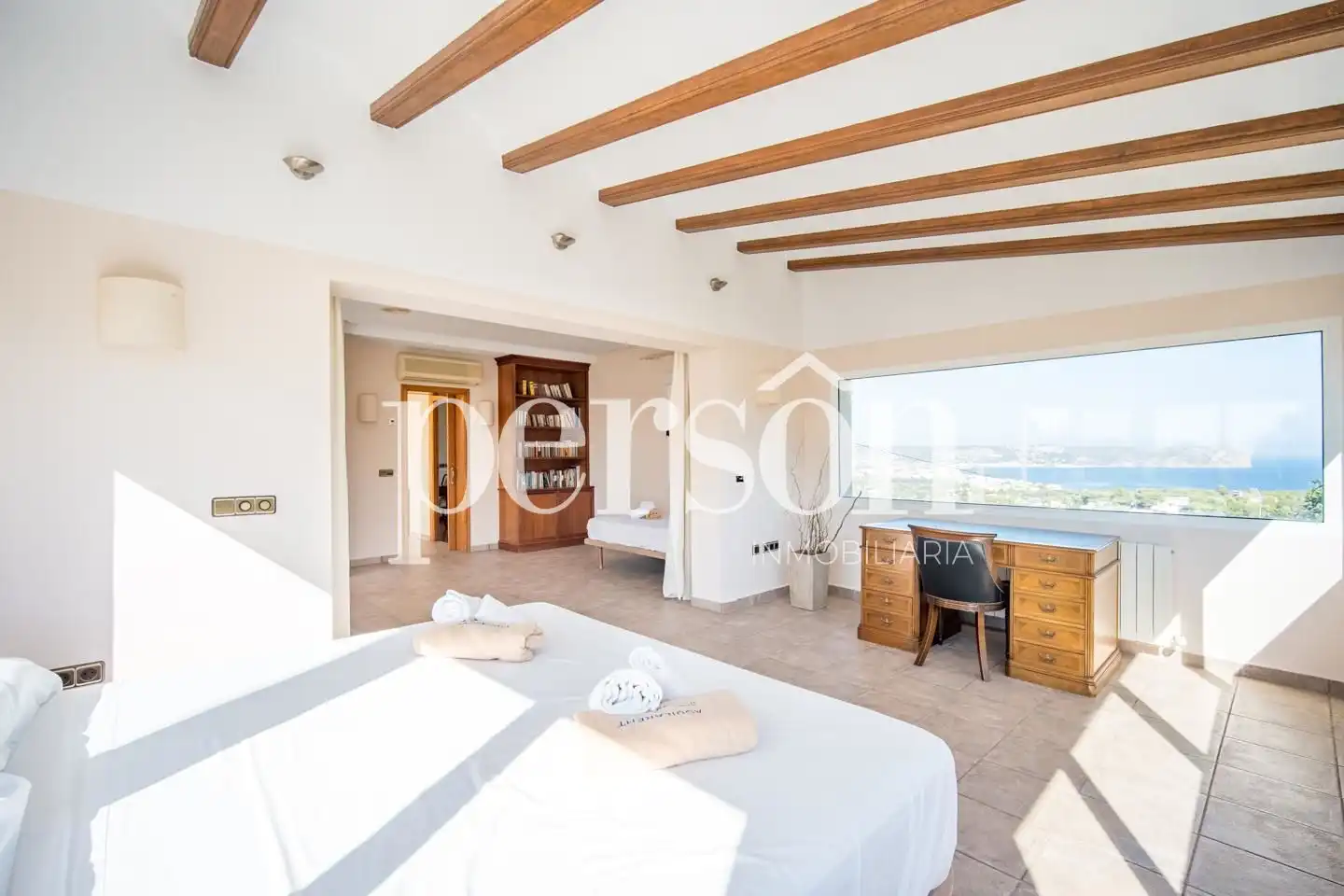 Bedroom of Houses for sale in Jávea / Xàbia  with Air Conditioner, Heating and Private garden