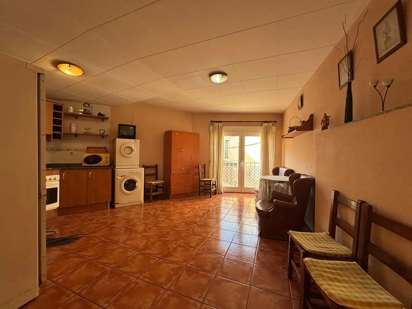 Living room of Houses for sale in Alfara de Carles  with Heating, Storage room and Furnished