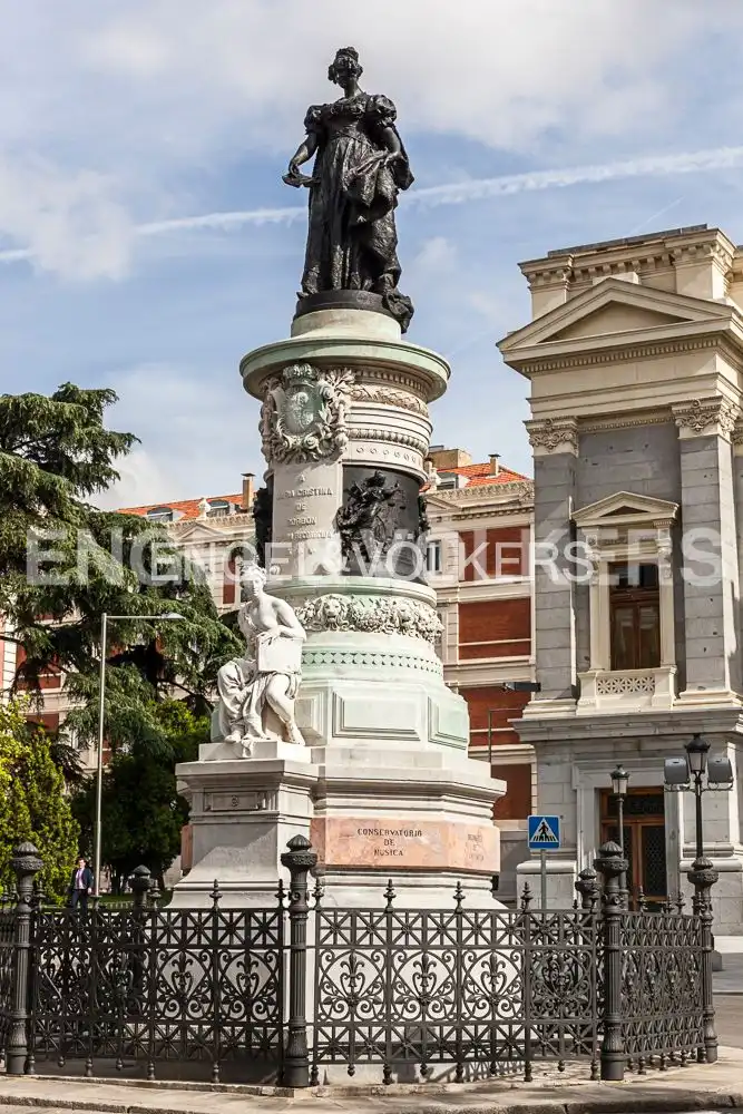 Vista exterior de Àtic de lloguer en Madrid amb Aire condicionat, Calefacció i Parquet