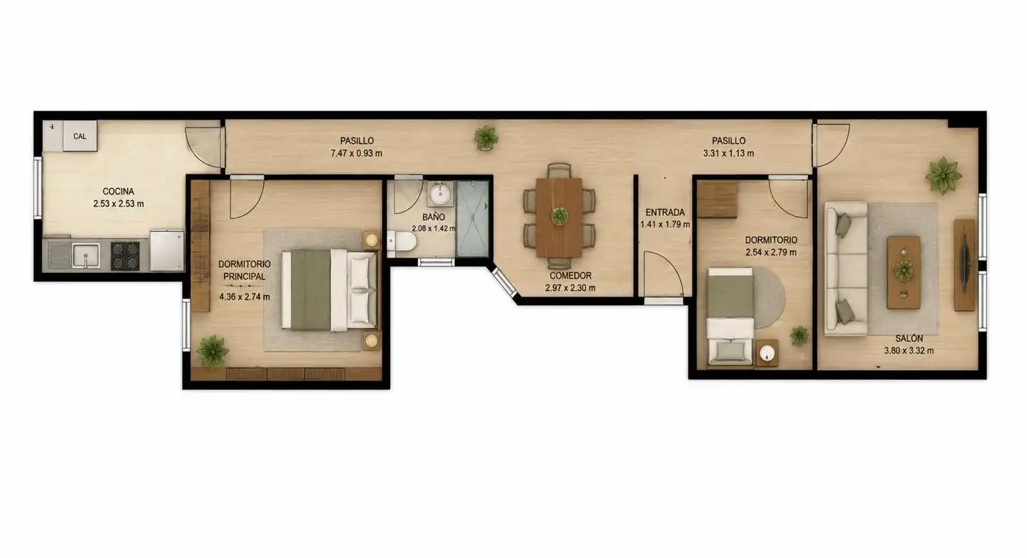 Piso en venta en A Coruña Capital  con Calefacción