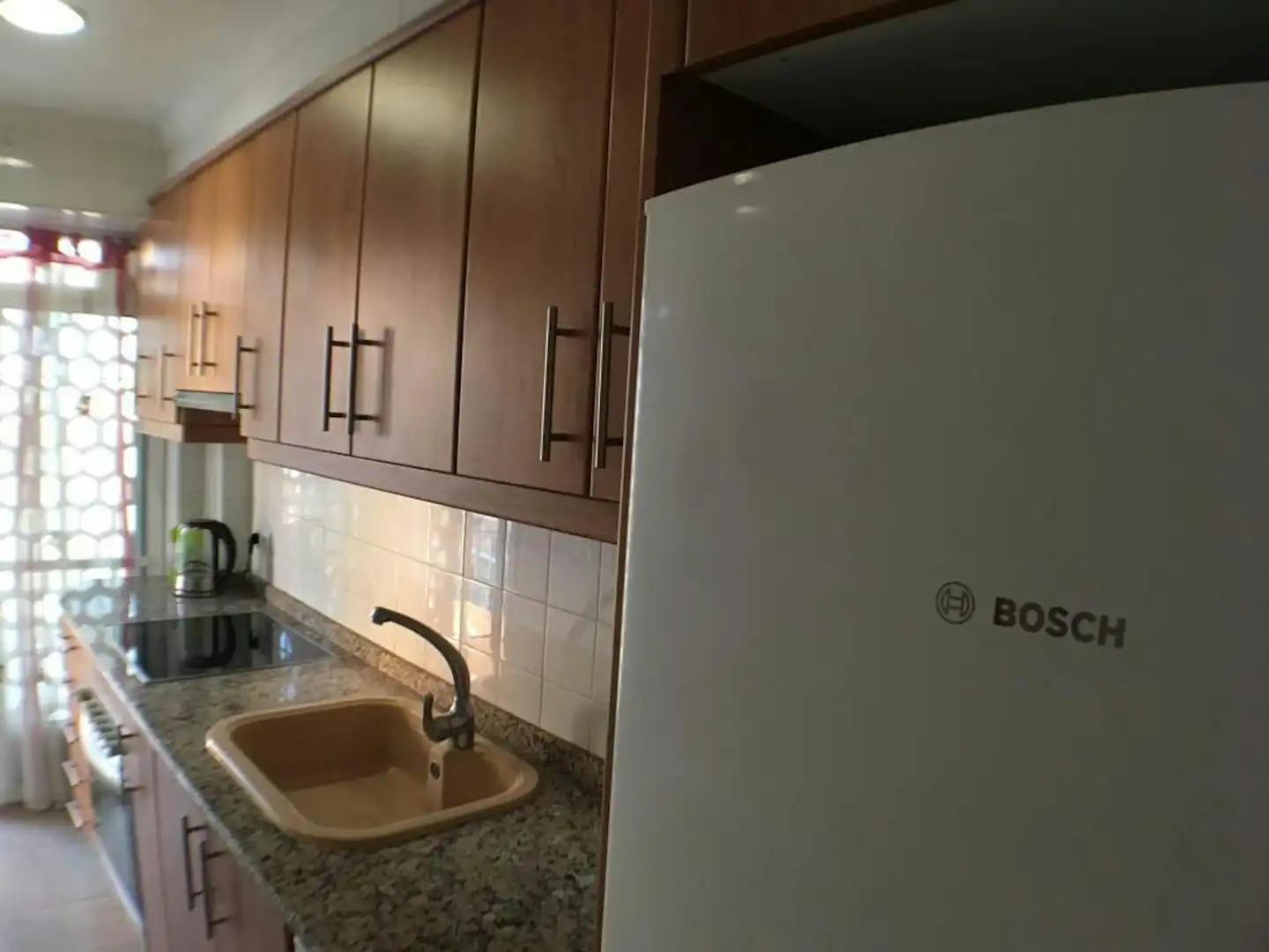 Kitchen of Flat for rent in Valencia  with Furnished, Washing machine and TV