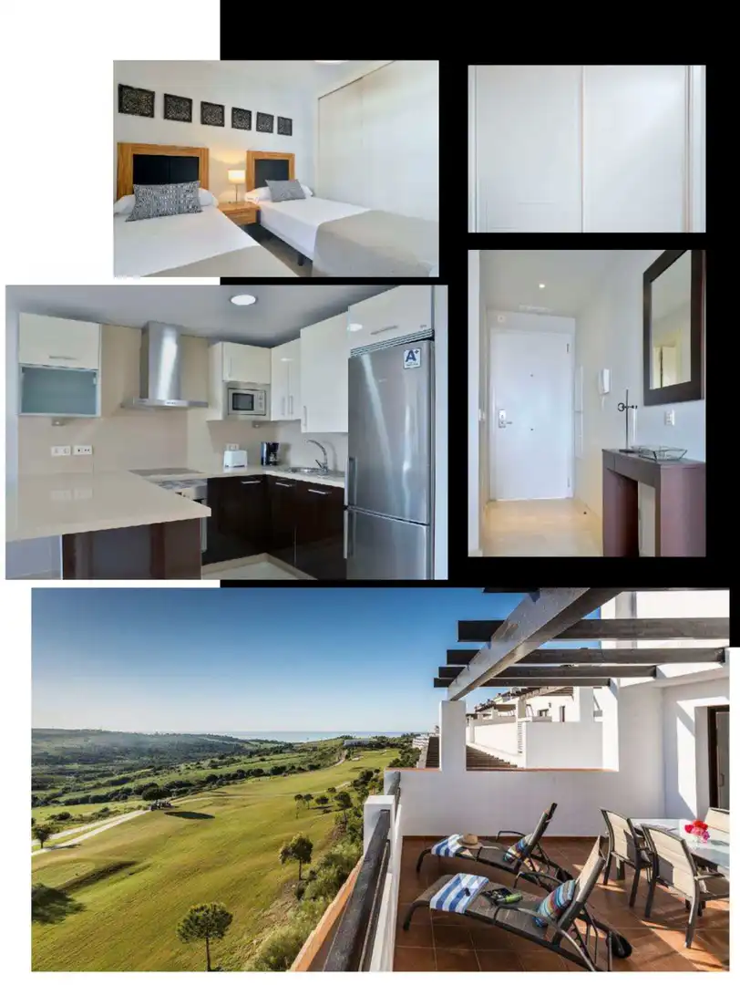 Cocina de Piso en venta en Estepona con Aire acondicionado, Jardín privado y Terraza